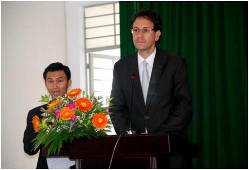 Mr Fabrice Mauriès consul genéral de de France à Hồ Chí Minh Ville